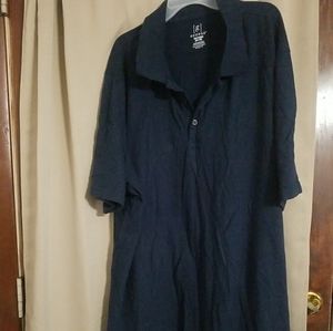 Mens 3XL George Navy Blue short Sleeve Polo